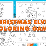 Christmas Elves Coloring Game