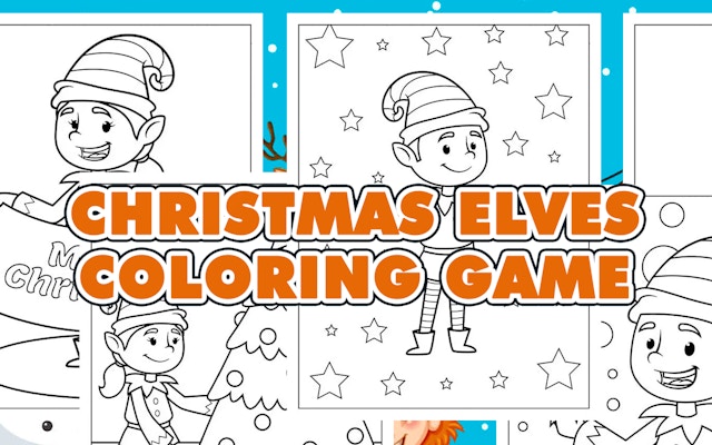 Christmas Elves Coloring Game