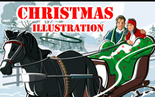 Christmas Illustration Puzzle game cover