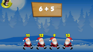 Christmas Integer Addition game cover