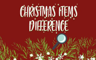 Christmas Items Difference