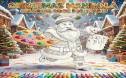 Christmas Mandala Coloring Book for Adults