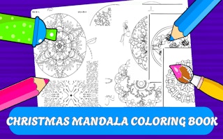 Christmas Mandala Coloring Book game cover