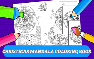 Christmas Mandala Coloring Book