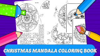 Christmas Mandala Coloring Book game cover