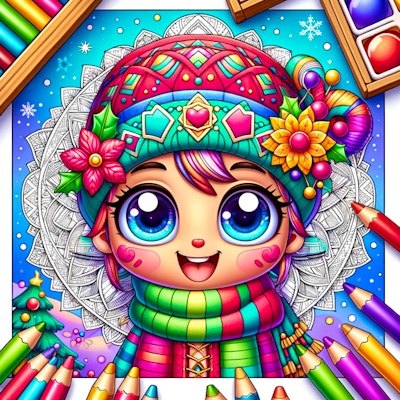 Christmas Mandala Coloring Book By Gamepix