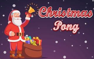Christmas Pong game cover