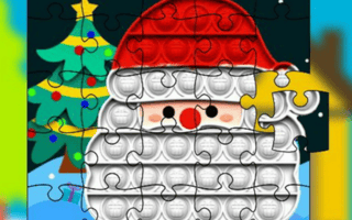 Christmas Pop It Jigsaw game cover