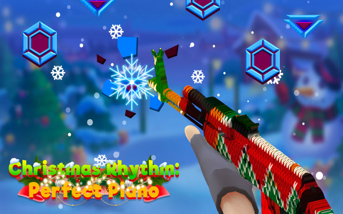 Play Christmas Rhythm Perfect Piano — free online Shooter game