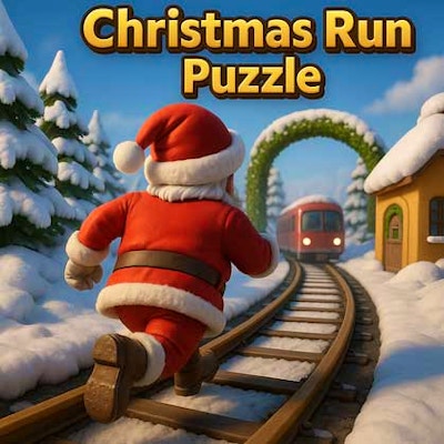 Christmas Run Puzzle By Gamepix