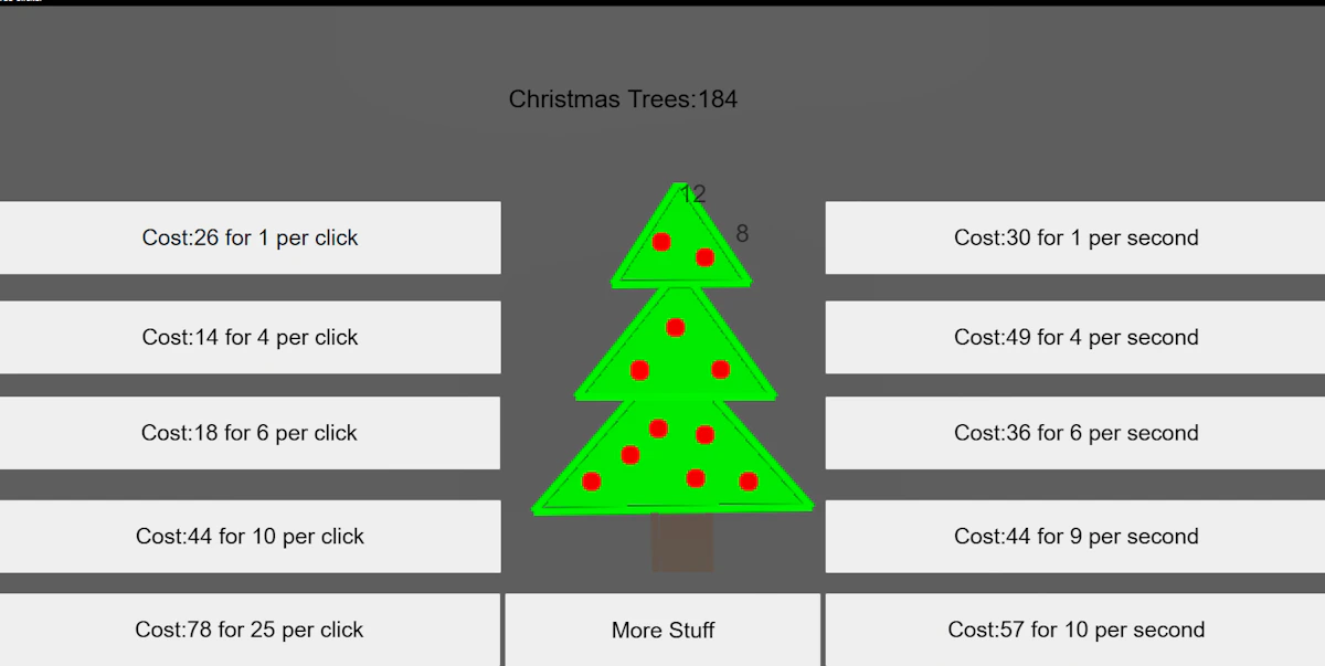 Play Christmas Tree Clicker — free online Christmas game