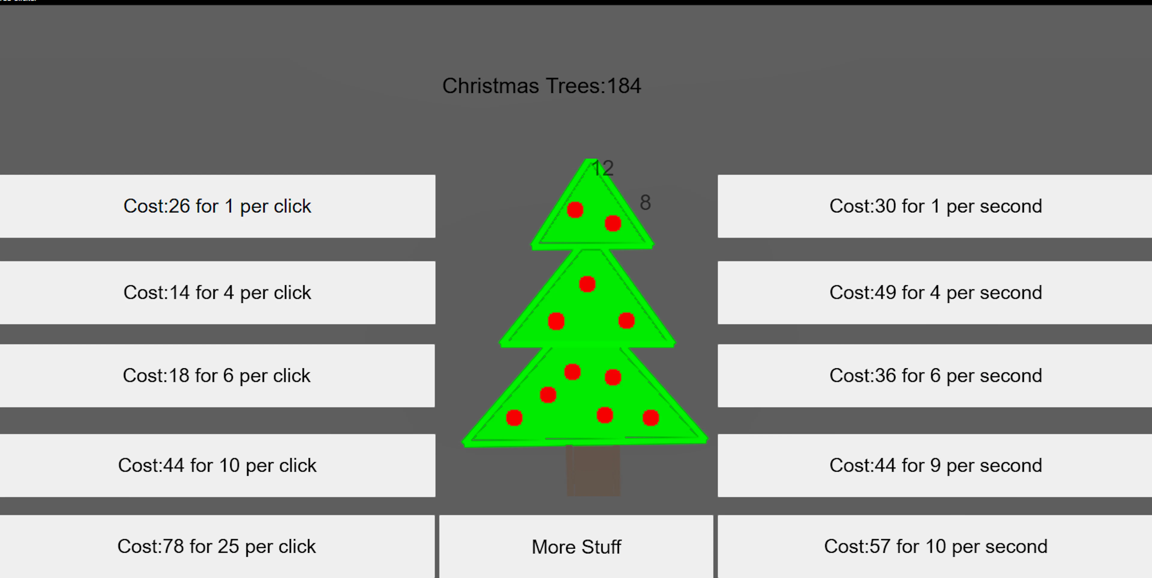 Christmas Tree Clicker