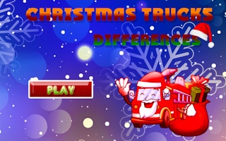 Christmas Trucks Differences game cover