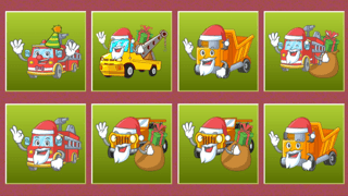 Christmas Trucks Memory game cover