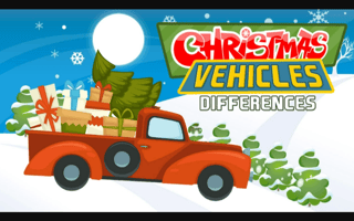Christmas Vehicles Differences game cover
