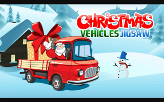 Christmas Vehicles Jigsaw game cover