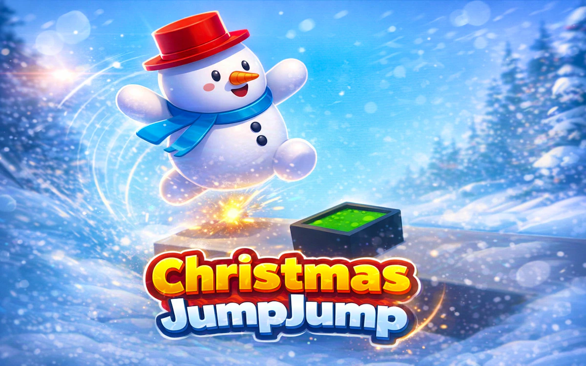 Play ChristmasJumpJump — free online Christmas game
