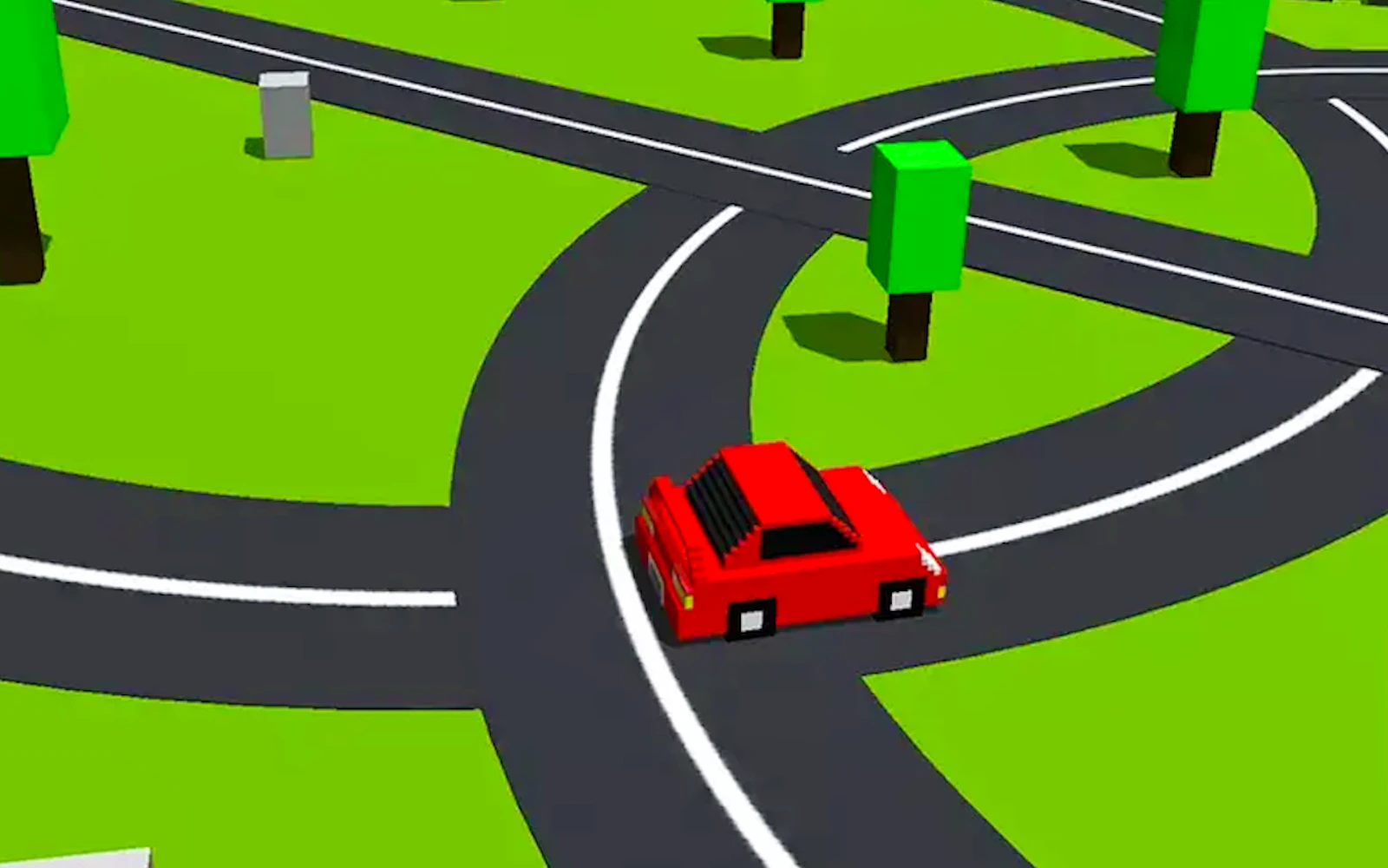 Circle Drive — free online driving game on Glaze Games