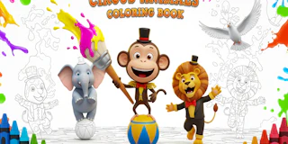 Circus Animals Coloring Book thumbnail