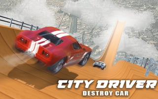 City Driver Destroy Car game cover