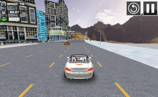 Extreme Car Driving Simulator a Furious Racing Game · Creative Fabrica