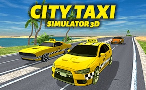 City Taxi Simulator 3d game cover