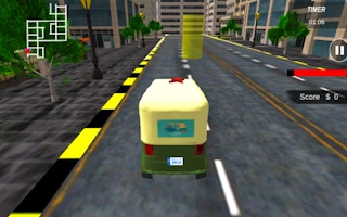 City Tuk Tuk Rickshaw game cover