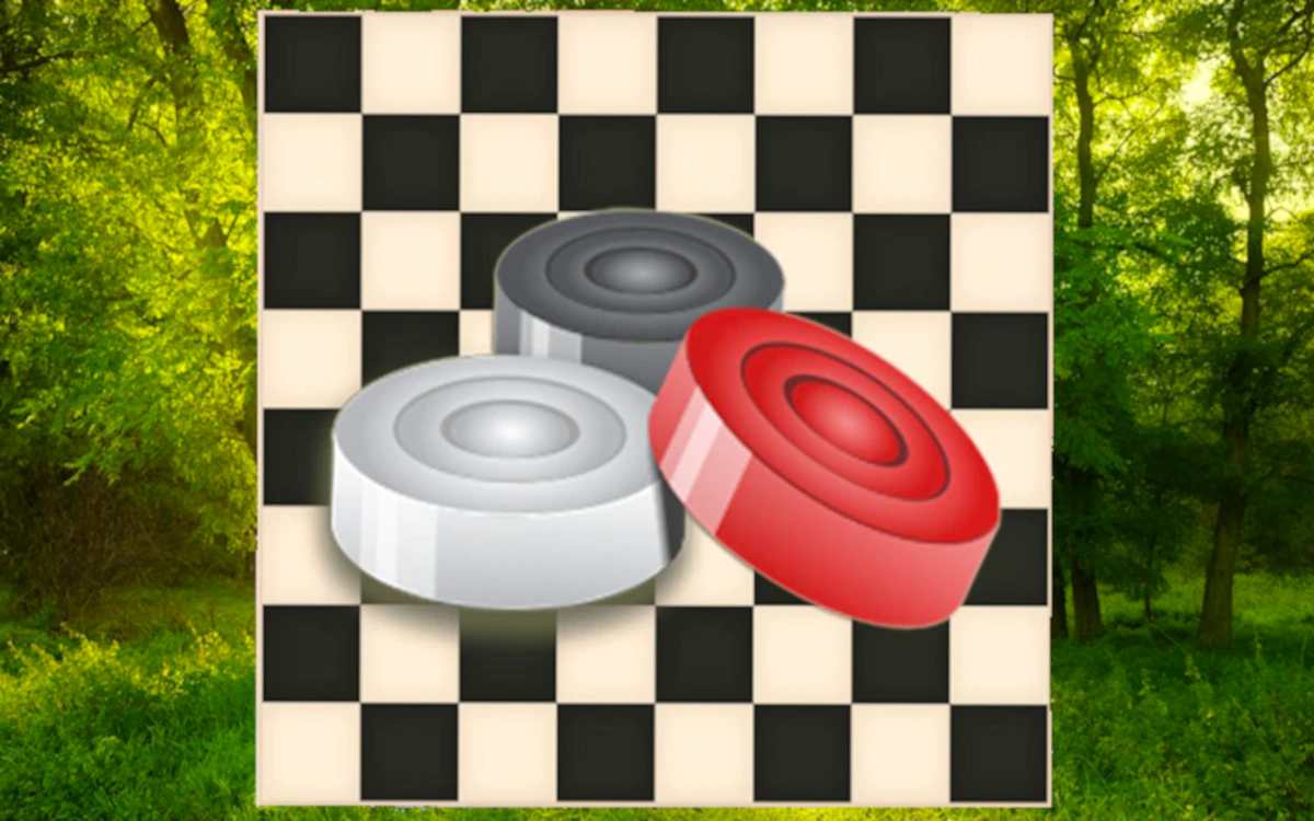 Play Classic Checkers Forest — free online Checkers game