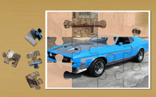 Classic Muscle Cars Jigsaw Puzzle game cover