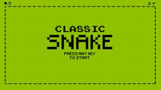 Classic Snake Html5