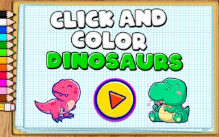 Click And Color Dinosaurs game cover