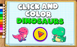 Click and Color Dinosaurs