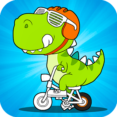 Click and Color Dinosaurs By Gamepix