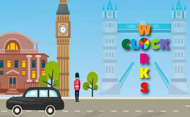 Clock Works Color Switch Clock