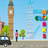 Clock Works Color Switch Clock