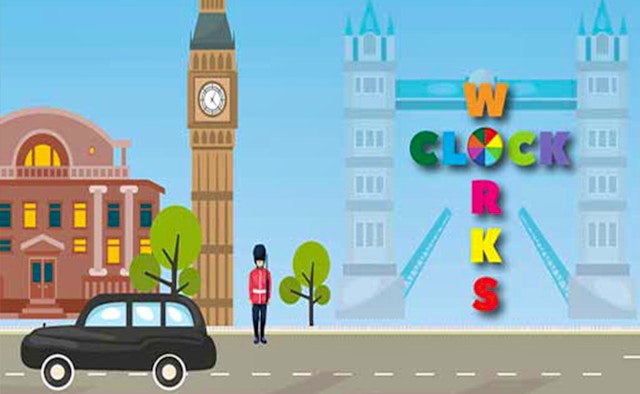 Clock Works Color Switch Clock