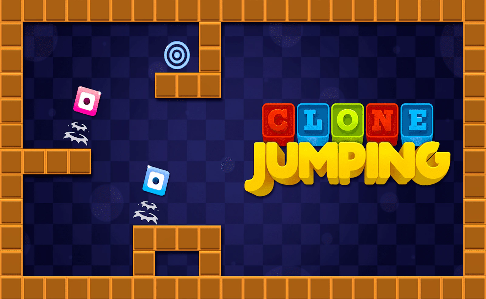 Clone Jumping — free online casual game on Glaze Games