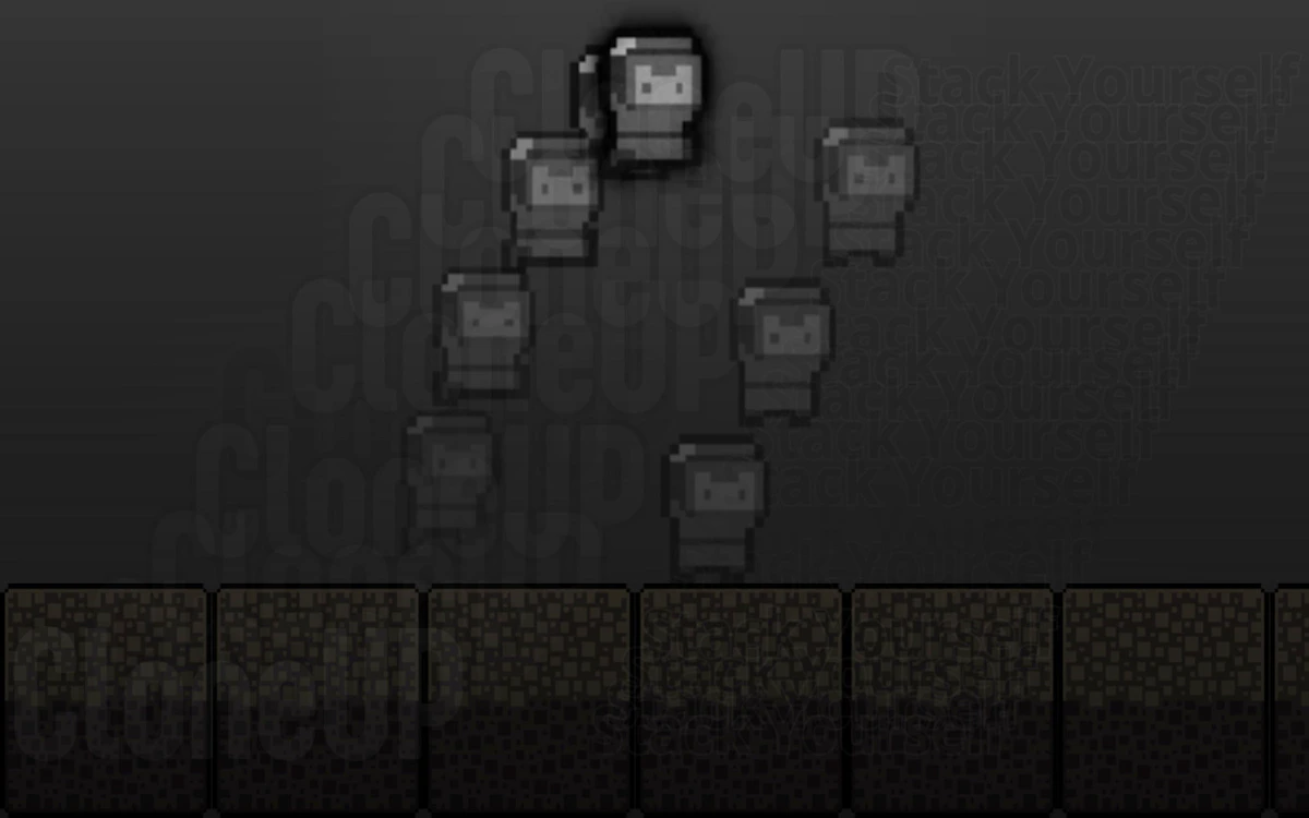 Play CloneUp - Stack Yourself — free online Platformer game