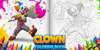 Clown Coloring Book for Adults thumbnail