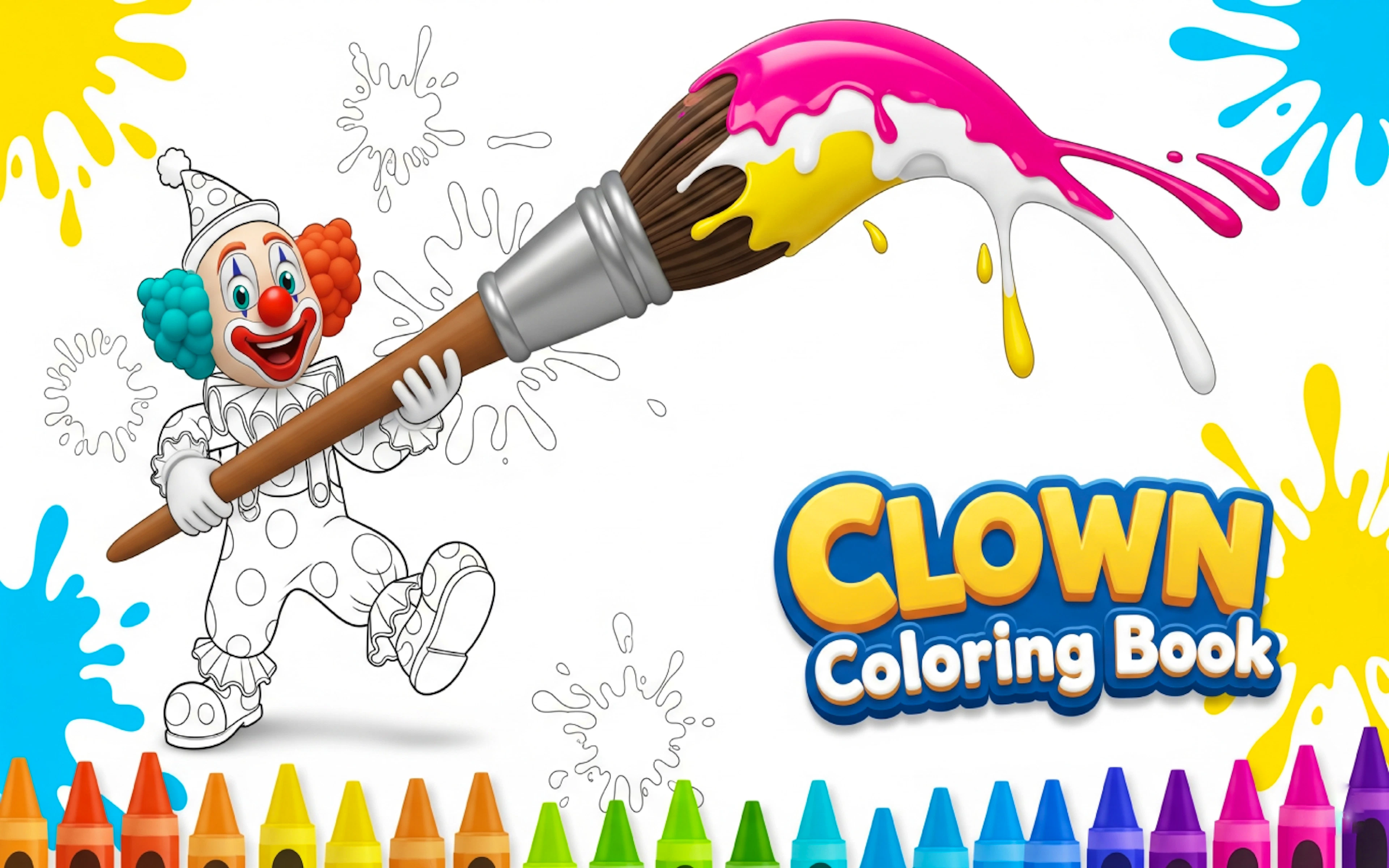 Clown Coloring Book