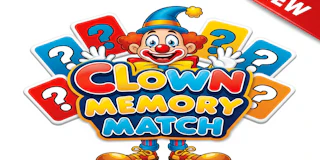 Clown Memory Match Game thumbnail