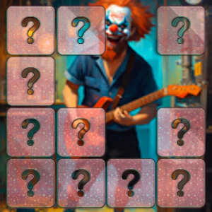 Clown Memory Match Game Thumbnail