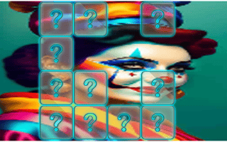 Clown Memory Match game cover