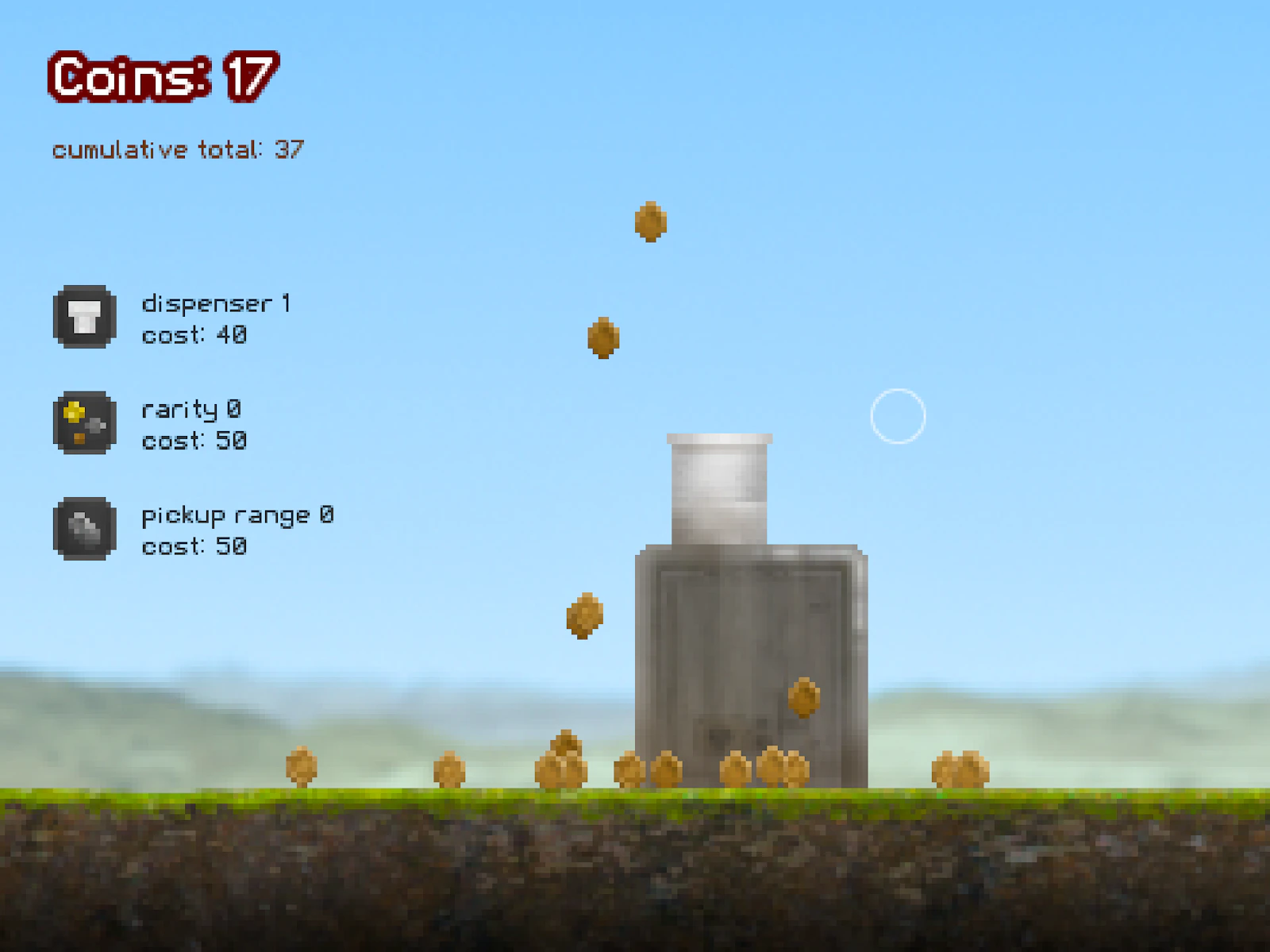 Coin Dispenser — free online clicker game on Glaze Games