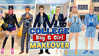 College Girl & Boy Makeover