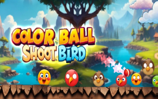 Color Ball Shoot Bird