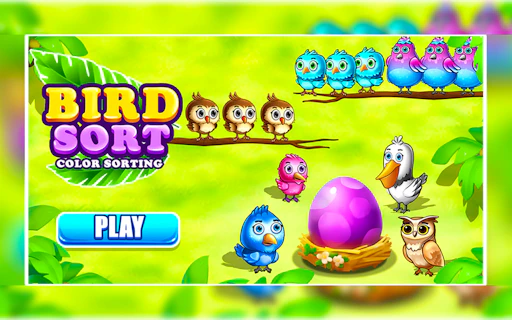 Bird Sort Color Sorting