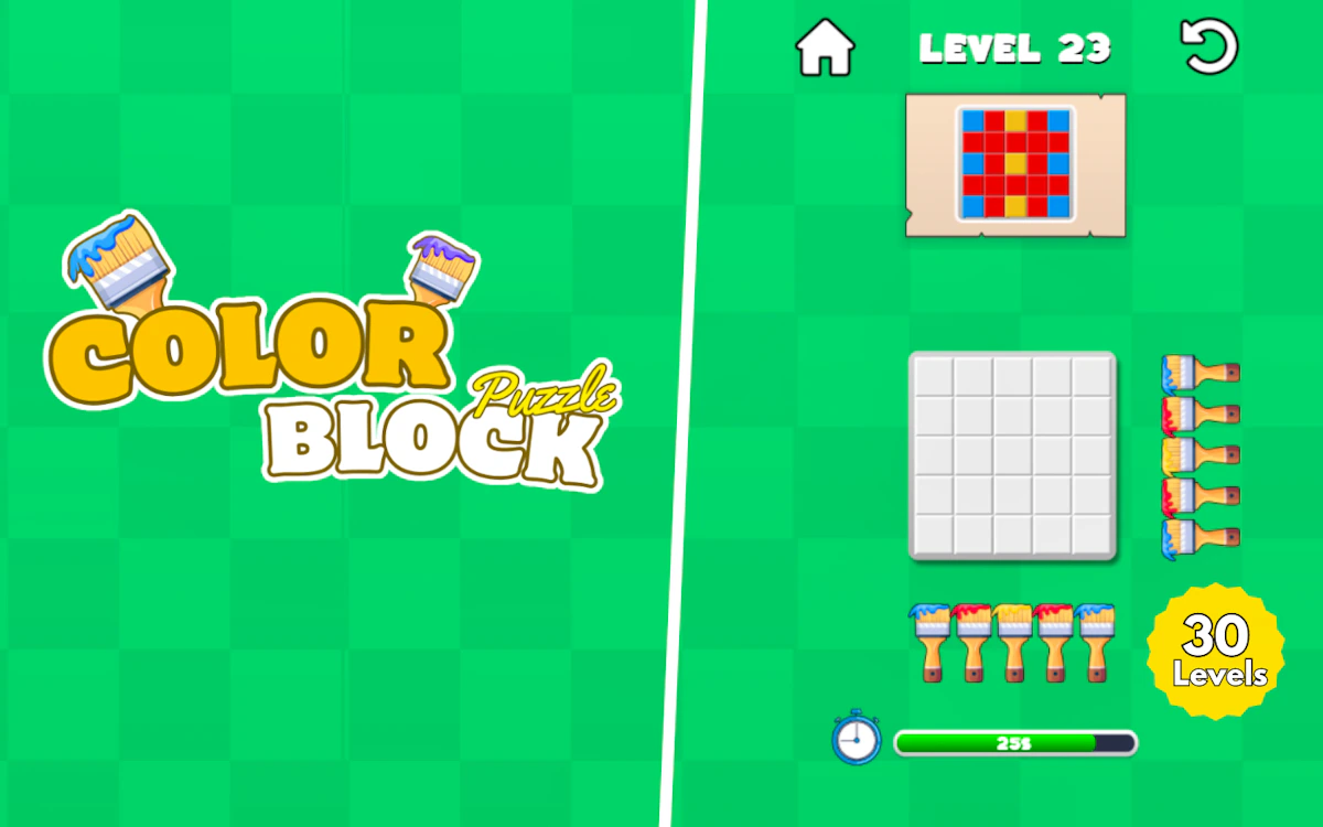 Play Color Block - Puzzle — free online Puzzle game