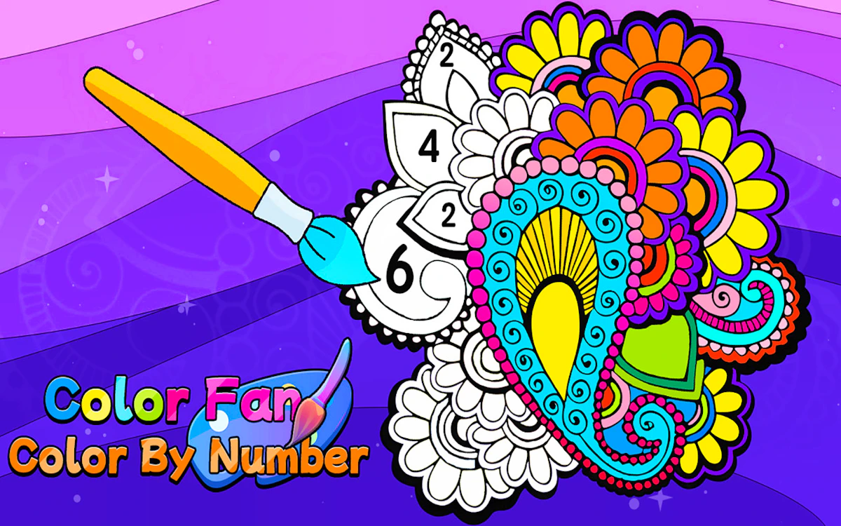 Color Fan Color By Number Play Now On GamePix Color fan color by number play now on gamepix