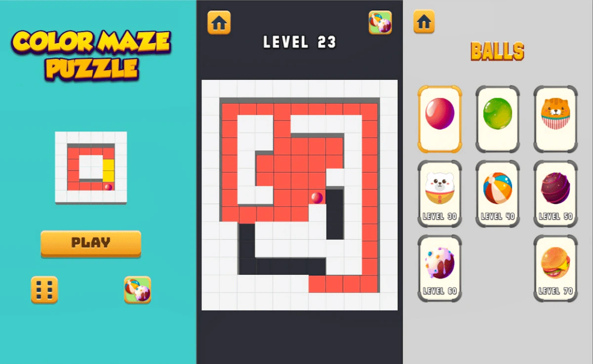 Play Color Maze — free online Board game